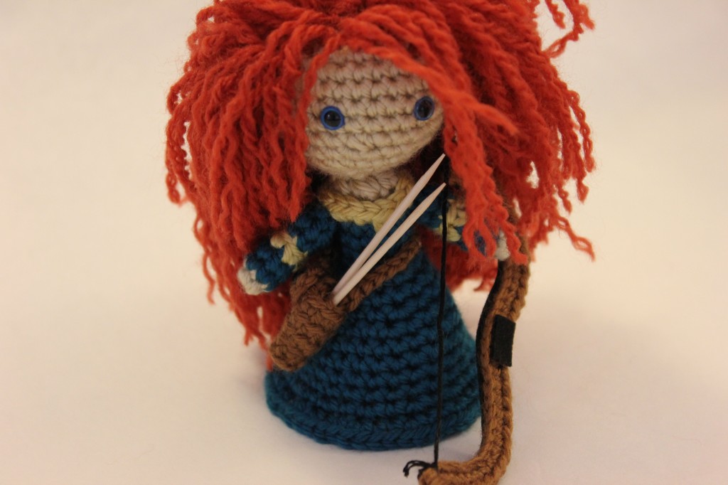 Merida Amigurumi Crochet Doll by Sahrit