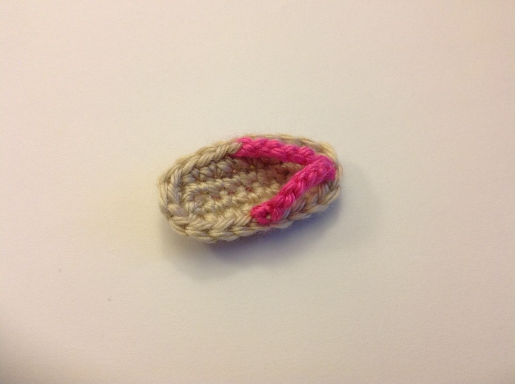 Finger Flip Flop Crochet