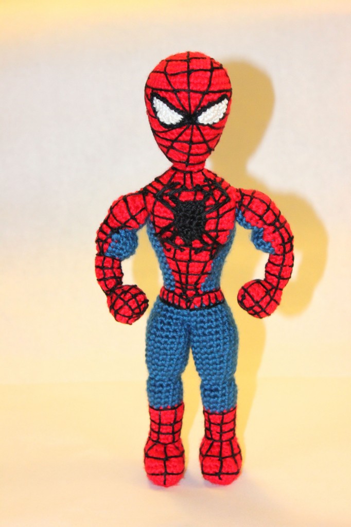 Spiderman Superhero Crochet Doll