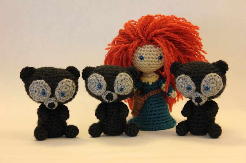 Brave Bear And Merida Pattern by Sahrit