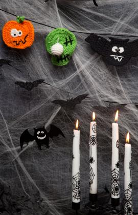 Halloween Party Banner Crochet Pattern by Sahrit