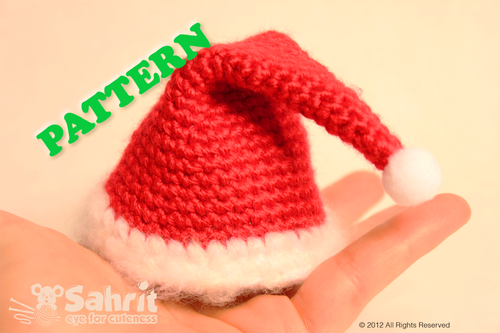 Hat Santa Claus Amigurumi Pattern by Sahrit