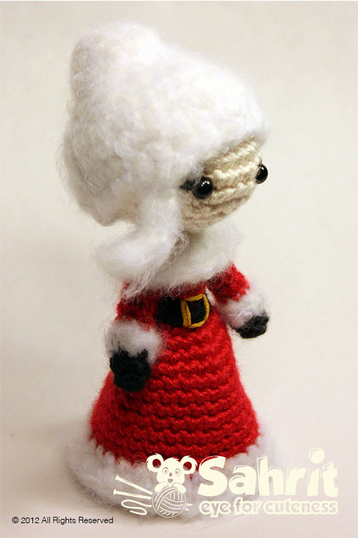 Mrs. Santa Claus Amigurumi Pattern By Sahrit