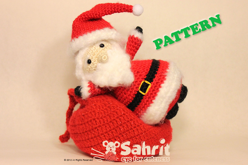 Santa Claus Amigurumi Pattern by Sahrit