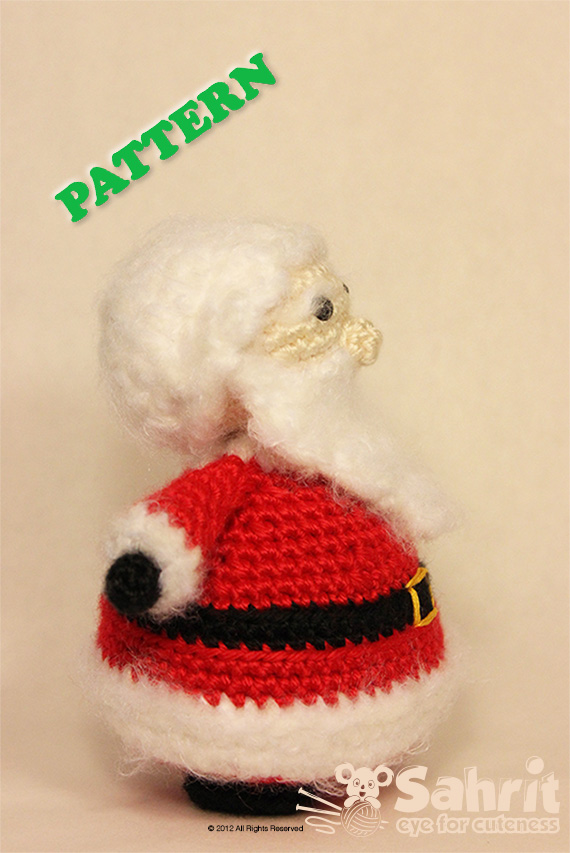 Santa Claus Amigurumi Pattern by Sahrit