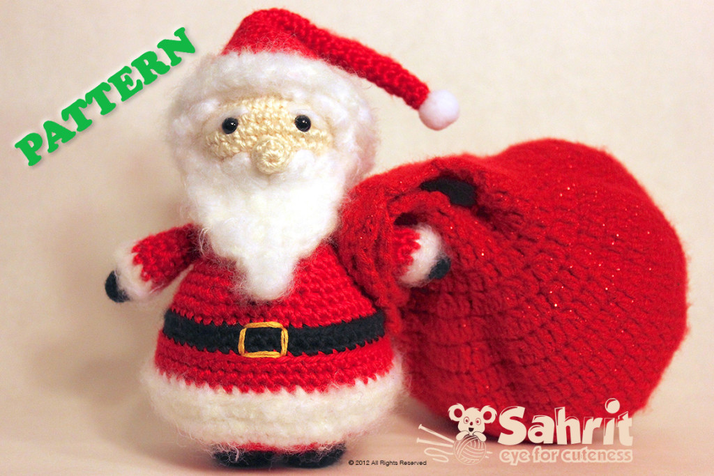 Santa Claus Amigurumi Pattern by Sahrit