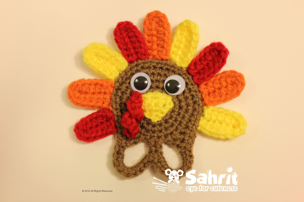 Turkey Applique Finger Puppet Free Pattern by Sahrit