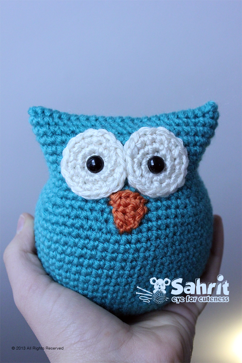 Owl O-so-cute Amigurumi Pattern by Sahrit