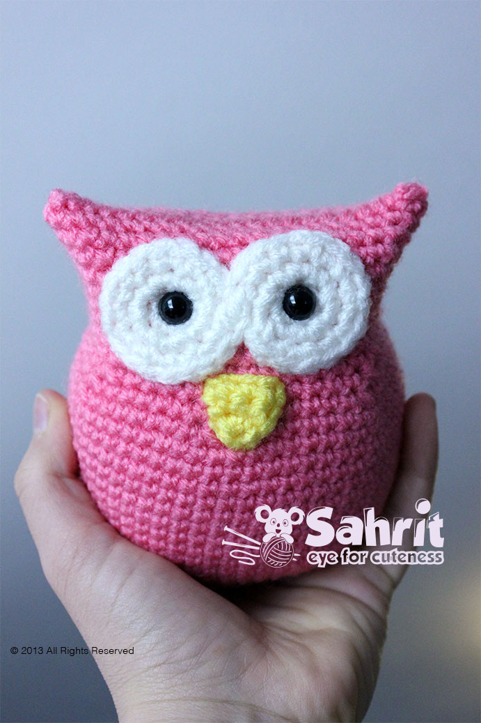 Owl O-so-cute Amigurumi Pattern by Sahrit