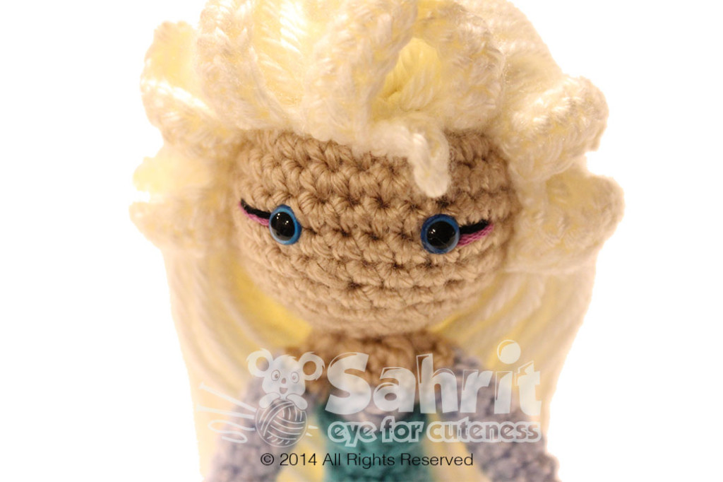 Elsa Frozen Amigurumi Doll Pattern by Sahrit