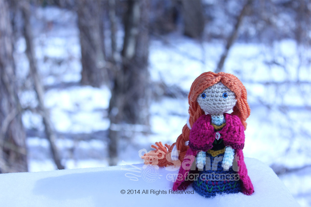 Anna Frozen Amigurumi Doll Pattern by Sahrit