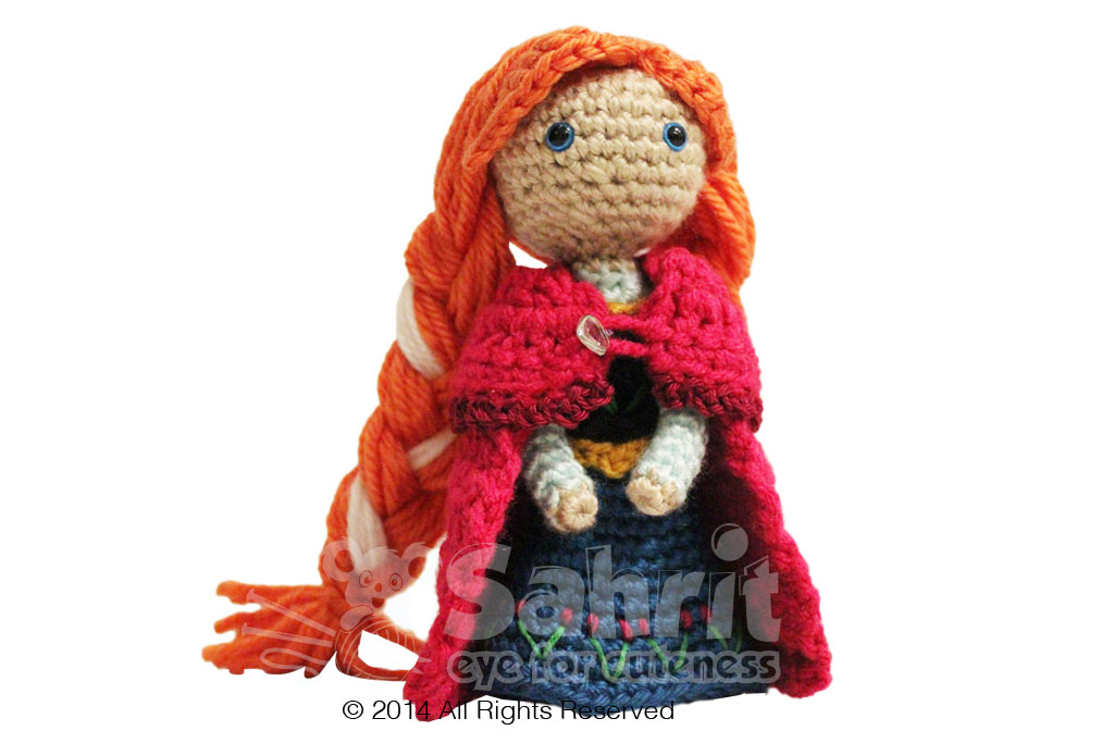 Anna Frozen Amigurumi Doll Pattern by Sahrit