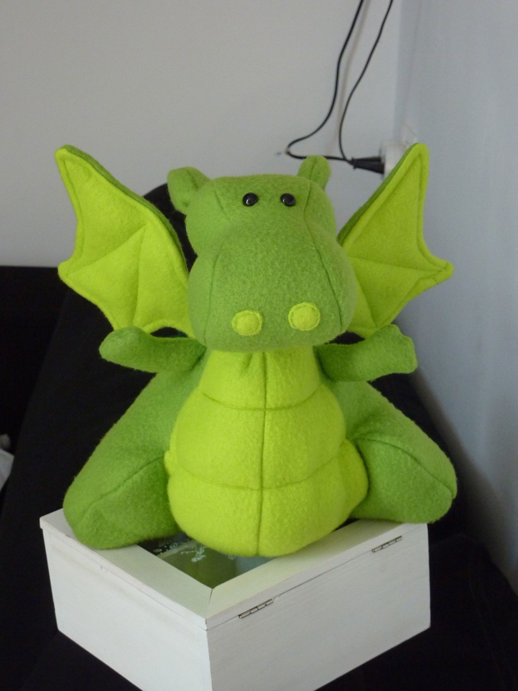 My First Sewn Stuffed Dragon doll by Sahrit