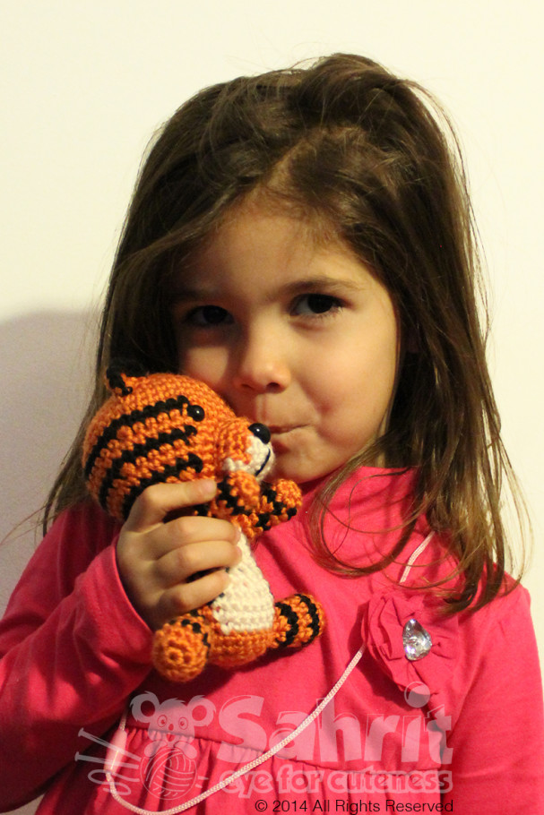 Toby the Tiger Pattern by Sahrit