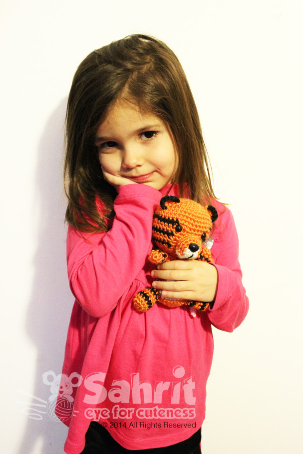 Toby the Tiger Pattern by Sahrit