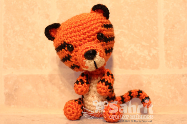 Toby the Tiger Pattern by Sahrit