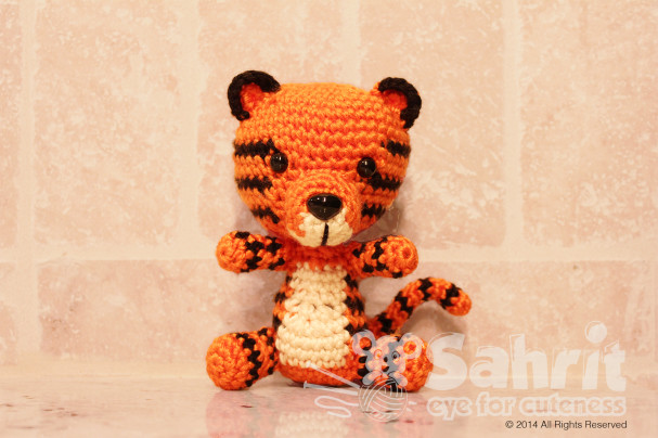 Toby the Tiger Pattern by Sahrit