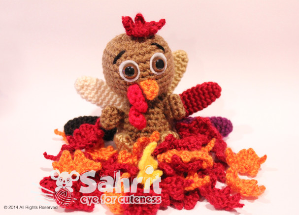 Tompkin the Turkey Pattern by Sahrit