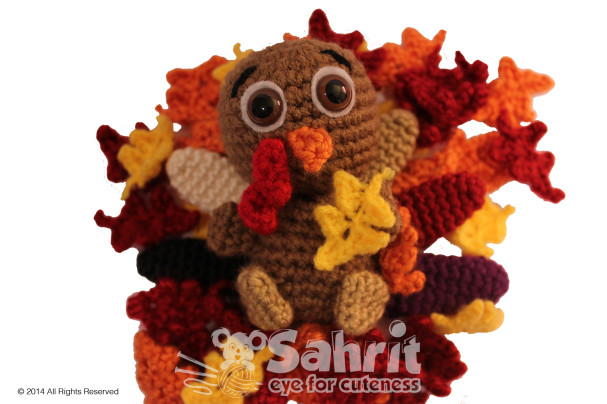 Tompkin the Turkey Pattern by Sahrit