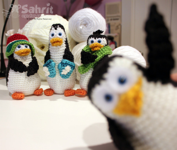 Photo bomb Penguin Pattern by Sahrit