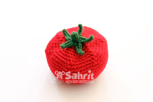 Tomato Veggie Play Toy Pattern by Sahrit