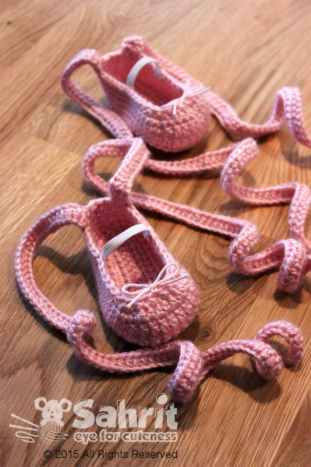 Ballet Newborn Baby Shoe Patterns by Sahrit