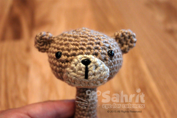 Bow Tie Teddy Rattle Pattern by Sahrit