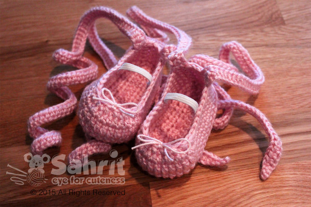 Ballet Newborn Baby Shoe Patterns by Sahrit