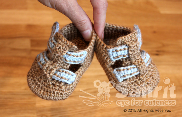 Baby Shoe Sandals Pattern by Sahrit