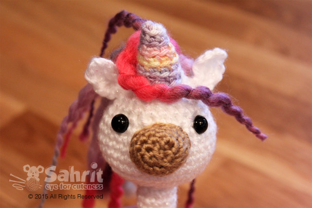 Sparkle the Unicorn Rattle Pattern by Sahrit