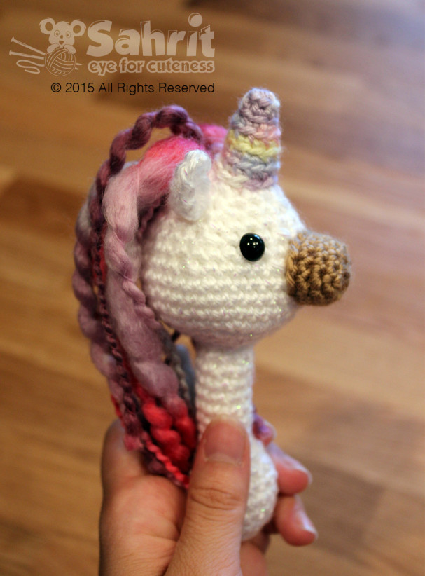 Sparkle the Unicorn Rattle Pattern by Sahrit