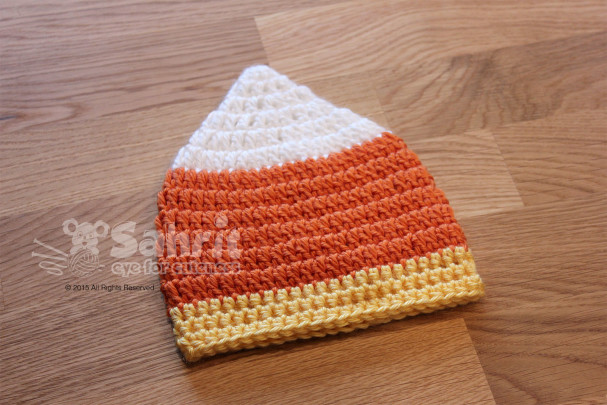 Candy Corn Hat Pattern by Sahrit