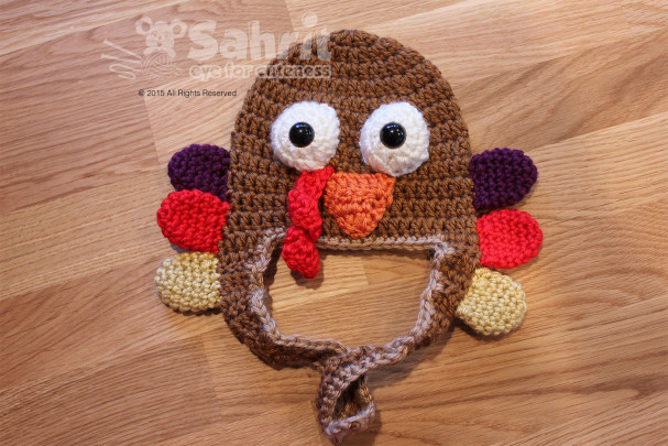 Turkey Hat Newborn Pattern by Sahrit