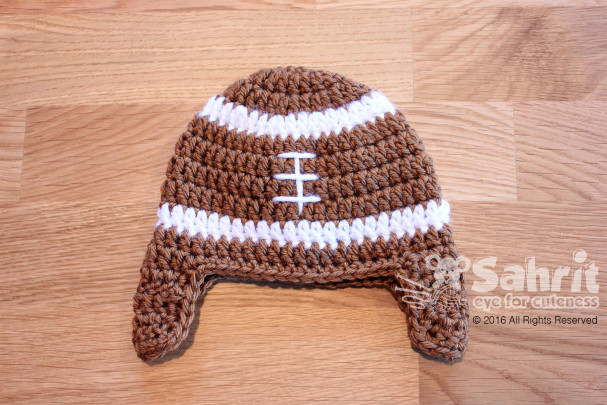 Football Hat Pattern by Sahrit