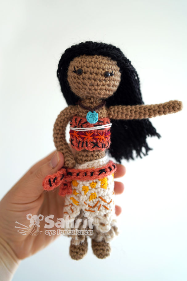 Moana Crochet pattern by Sahrit