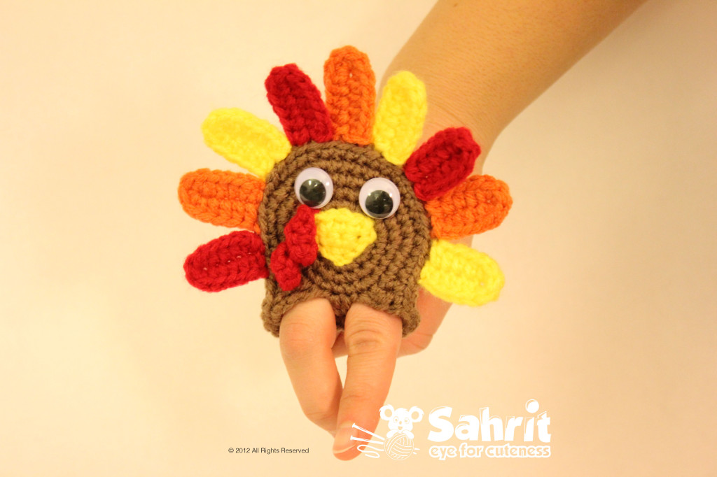 Turkey Applique Finger Free Pattern by Sahrit 